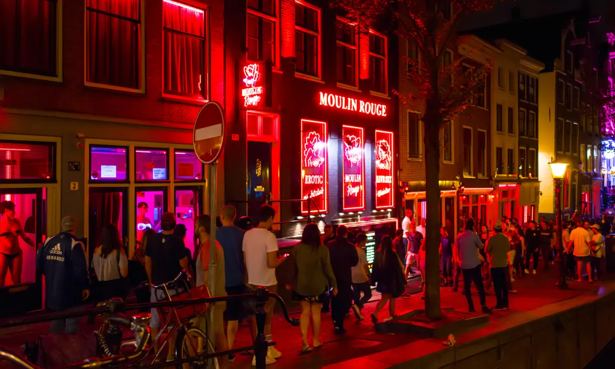 Amsterdam Red Light District: Group of Spaces Always Changing.